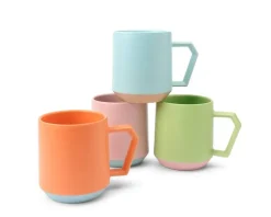 Mugs^MIYA Company Chips 12 Oz. Mug Pastel Green