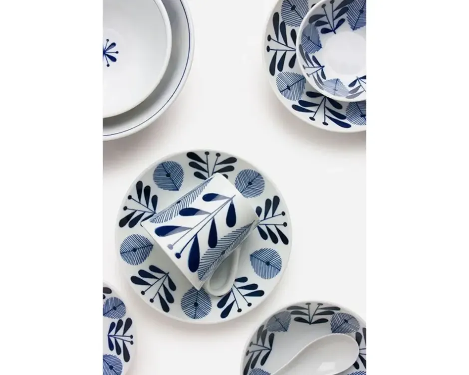 Shallow Bowls^MIYA Company Hallo Bloem 8.75" Serving Dish