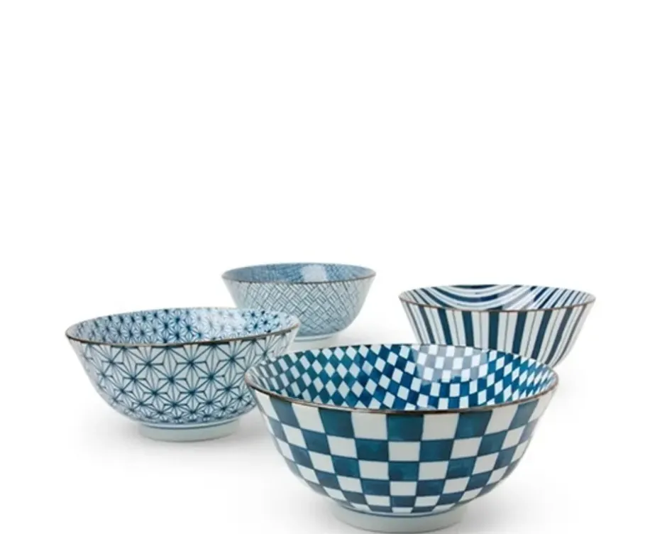 Medium Bowls^MIYA Company Tokusa Stripes 6" Bowl
